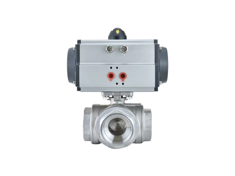 进口气动三通球阀