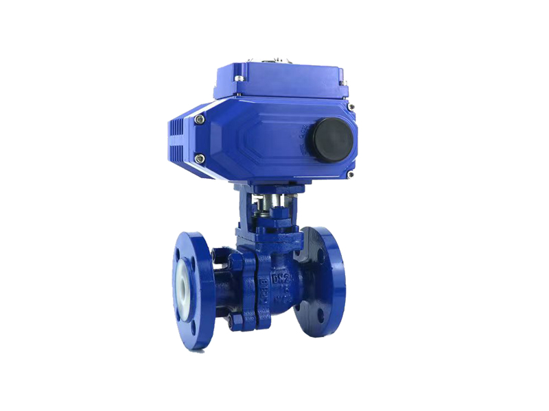 进口电动衬氟球阀