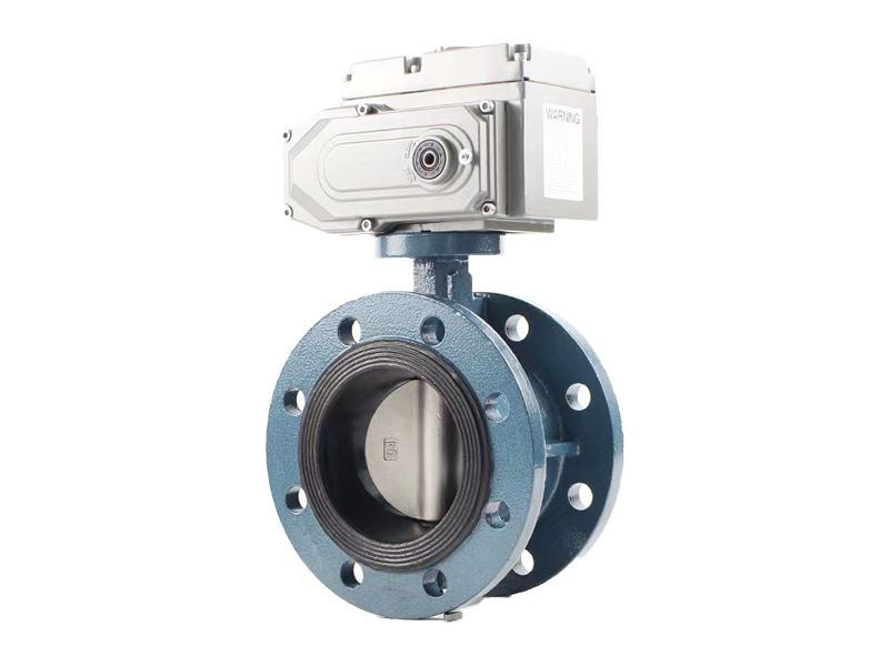 进口电动法兰蝶阀