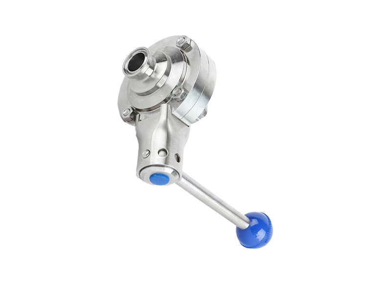 进口卫生级法兰蝶阀