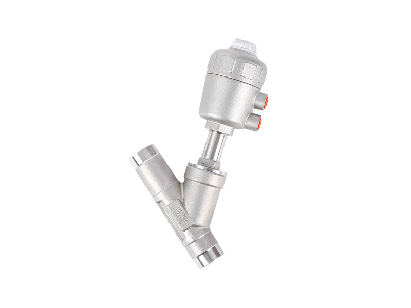 进口焊接式气动角座阀