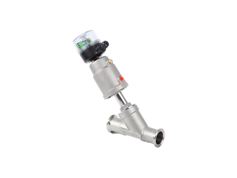 进口带手动气动角座阀